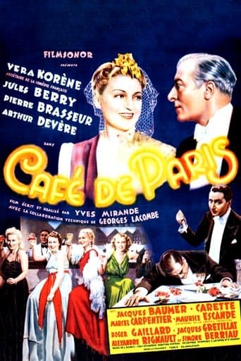 Movie poster for Café de Paris