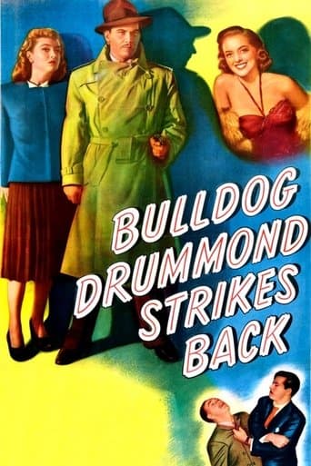 Movie poster for Bulldog Drummond Strikes Back