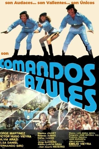 Movie poster for Comandos azules