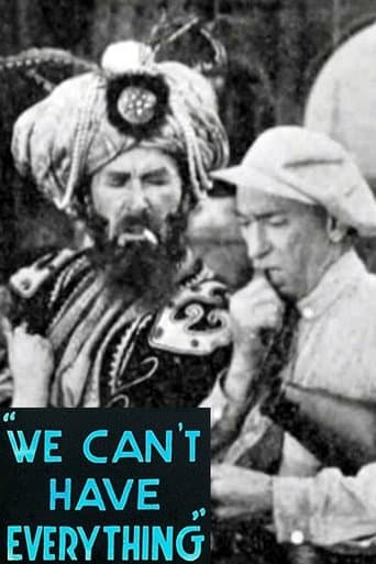 Movie poster for We Can't Have Everything