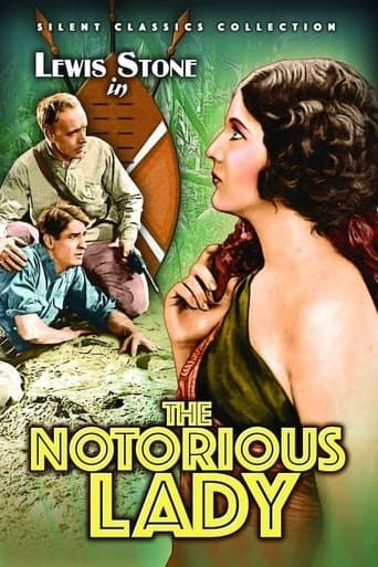 Movie poster for The Notorious Lady