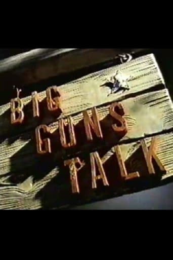 Movie poster for Big Guns Talk: The Story of the Western