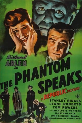 Movie poster for The Phantom Speaks