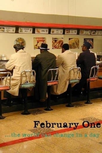 Movie poster for February One: The Story of the Greensboro Four
