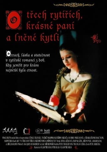 Movie poster for O třech rytířích, krásné paní a lněné kytli