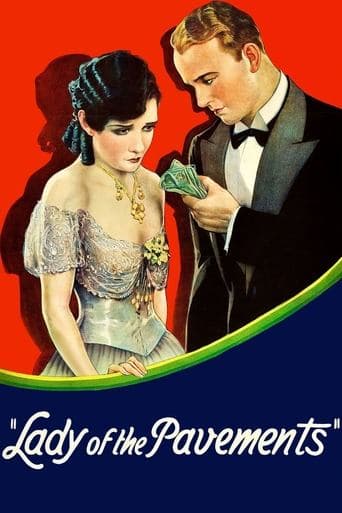 Movie poster for Lady of the Pavements