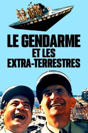 Movie poster for The Gendarme and the Creatures from Outer Space