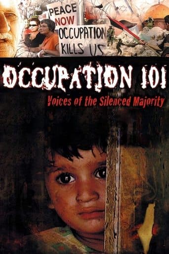Movie poster for Occupation 101: Voices of the Silenced Majority