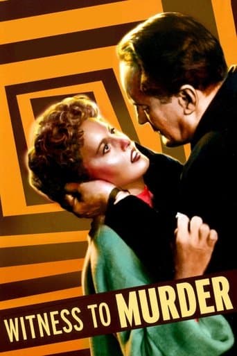 Movie poster for Witness to Murder