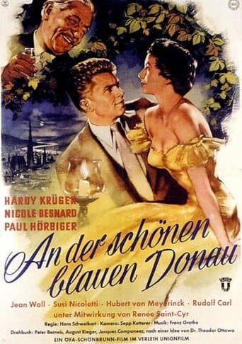 Movie poster for An der schönen blauen Donau