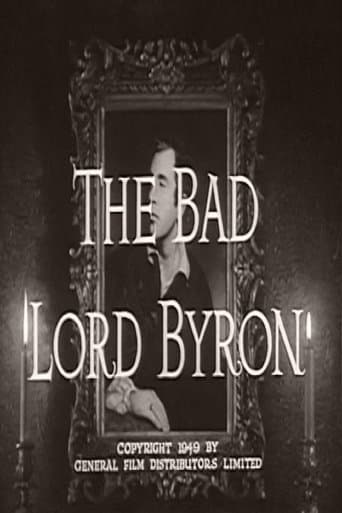 Movie poster for The Bad Lord Byron