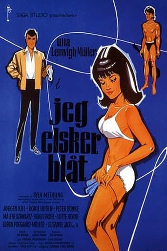 Movie poster for Jeg elsker blåt