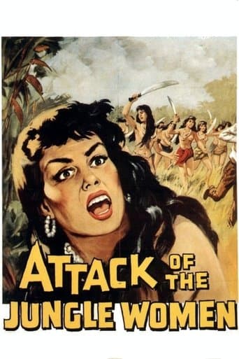 Movie poster for Attack of the Jungle Women