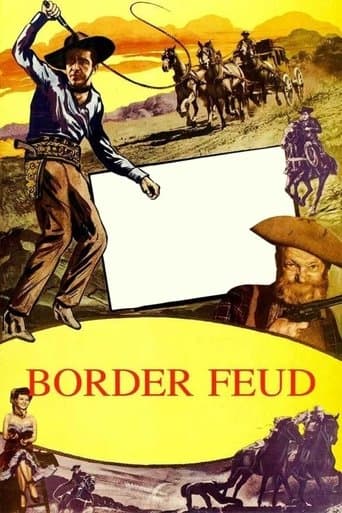 Movie poster for Border Feud