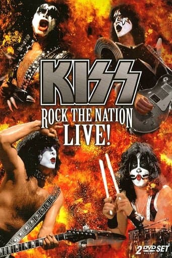 Movie poster for Kiss: Rock the Nation Live