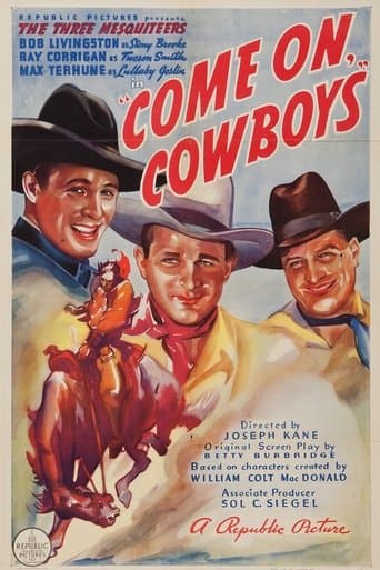 Movie poster for Come on, Cowboys