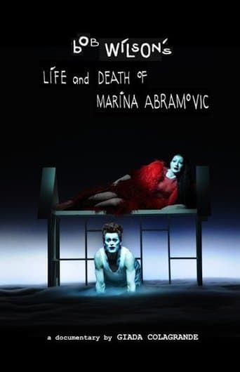 Movie poster for Bob Wilson's Life & Death of Marina Abramovic
