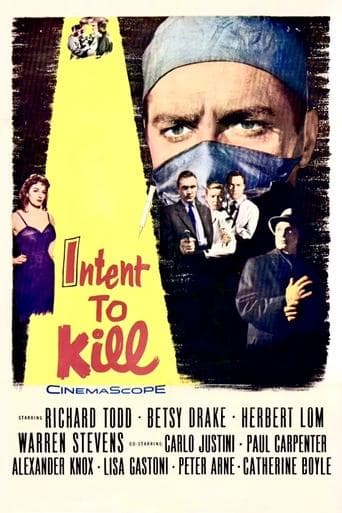 Movie poster for Intent to Kill