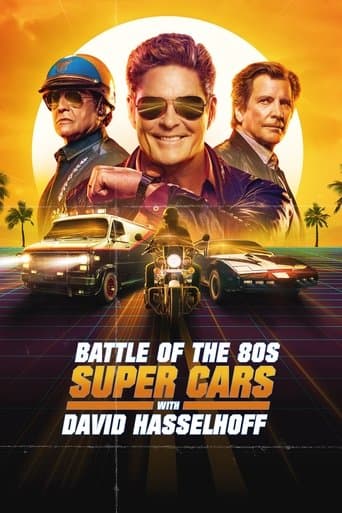 Movie poster for Battle of the 80s Supercars with David Hasselhoff