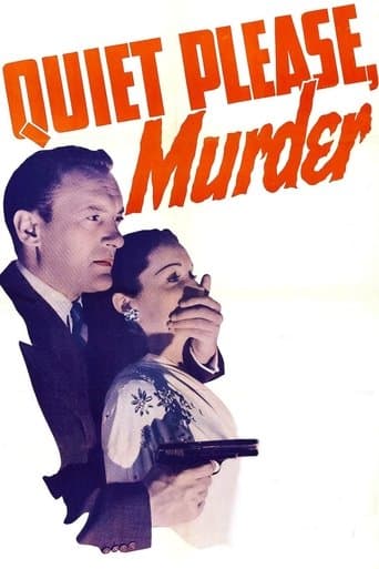 Movie poster for Quiet Please, Murder