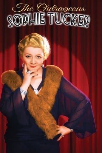 Movie poster for The Outrageous Sophie Tucker