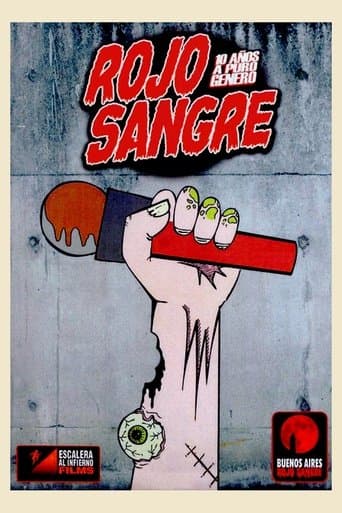 Movie poster for Rojo Sangre: 10 años a puro género