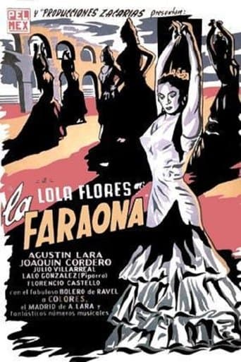 Movie poster for La faraona