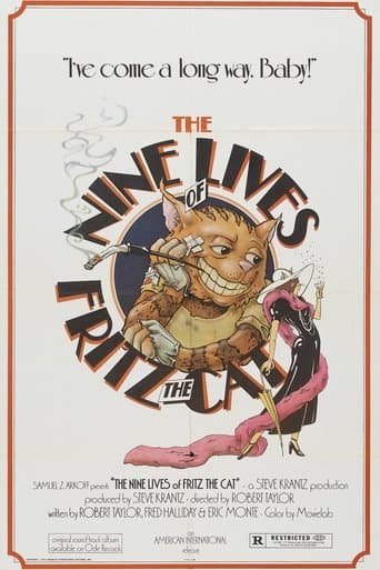 Movie poster for The Nine Lives of Fritz the Cat