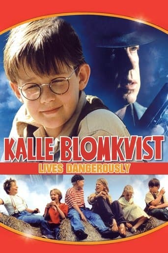 Movie poster for Kalle Blomkvist Lives Dangerously