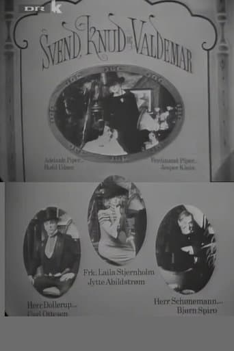 Movie poster for Svend, Knud og Valdemar