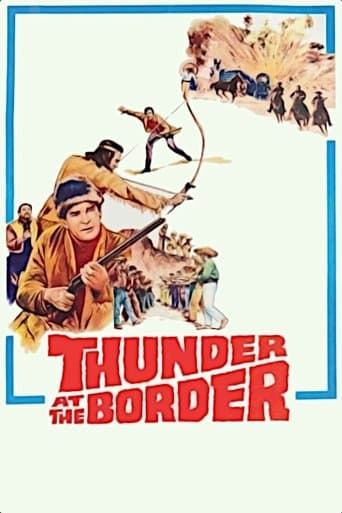 Movie poster for Thunder at the Border