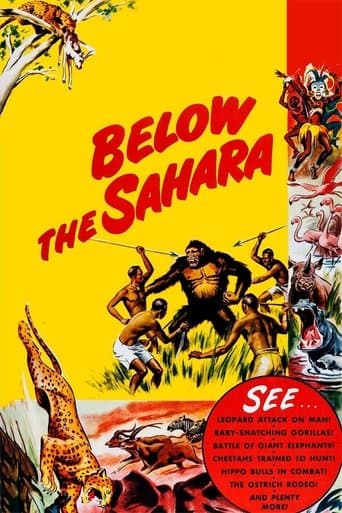 Movie poster for Below the Sahara