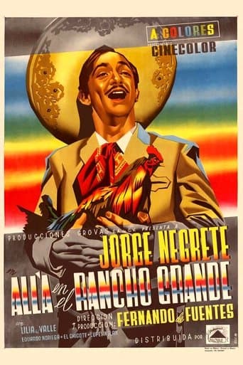 Movie poster for Allá en el Rancho Grande