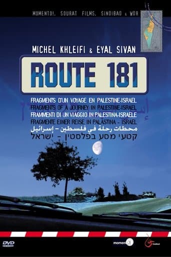Movie poster for Route 181: Fragments of a Journey in Palestine-Israel