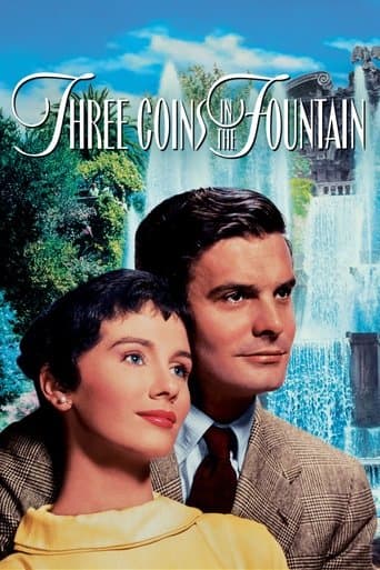 Movie poster for Three Coins in the Fountain