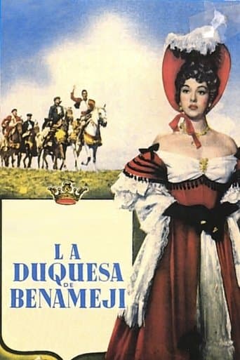 Movie poster for La duquesa de Benamejí