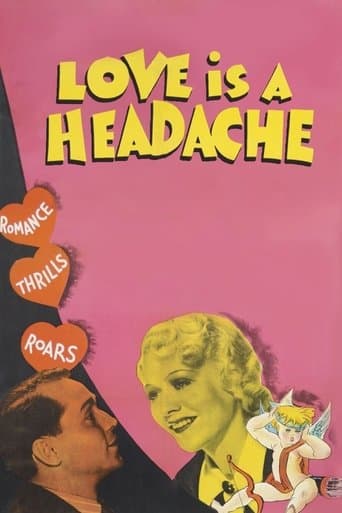 Movie poster for Love Is a Headache