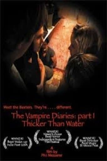 Movie poster for Thicker Than Water: The Vampire Diaries Part 1