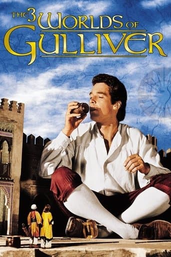Movie poster for The 3 Worlds of Gulliver
