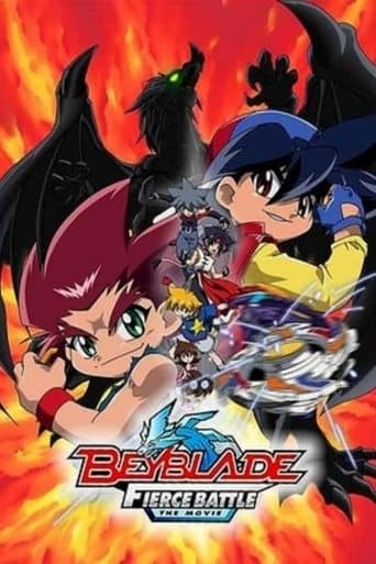 Movie poster for Beyblade the Movie: Fierce Battle