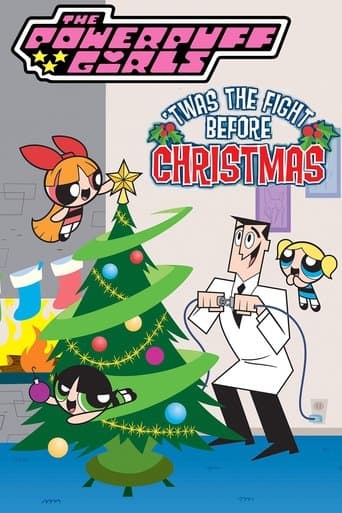 Movie poster for The Powerpuff Girls: 'Twas the Fight Before Christmas