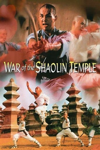 Movie poster for War of the Shaolin Temple