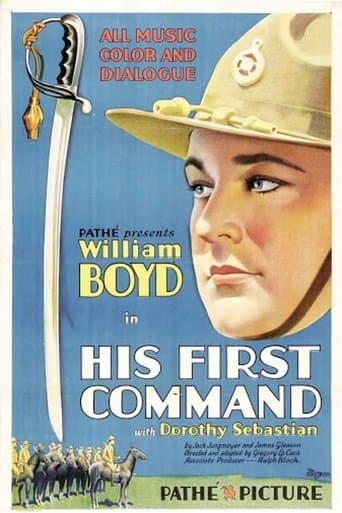 Movie poster for His First Command