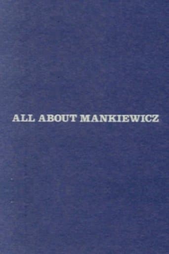 Movie poster for All About Mankiewicz
