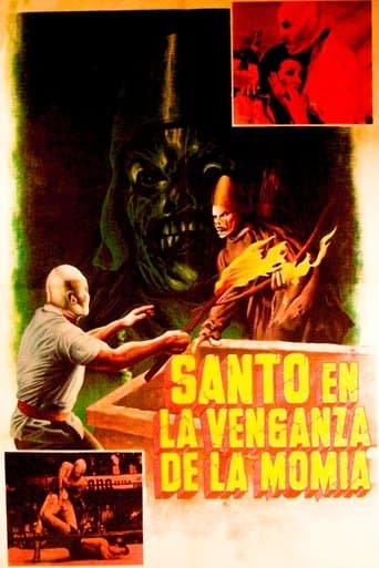Movie poster for Santo in the Vengeance of the Mummy