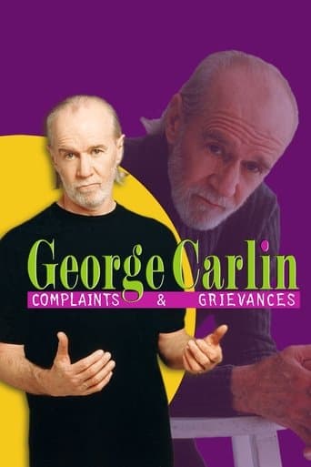 Movie poster for George Carlin: Complaints & Grievances