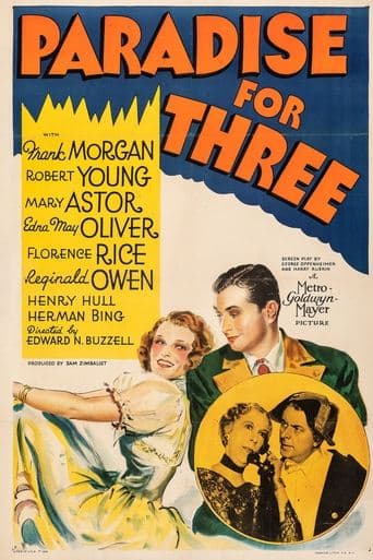 Movie poster for Paradise for Three