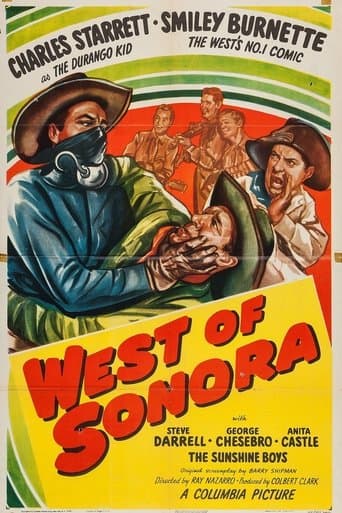 Movie poster for West of Sonora