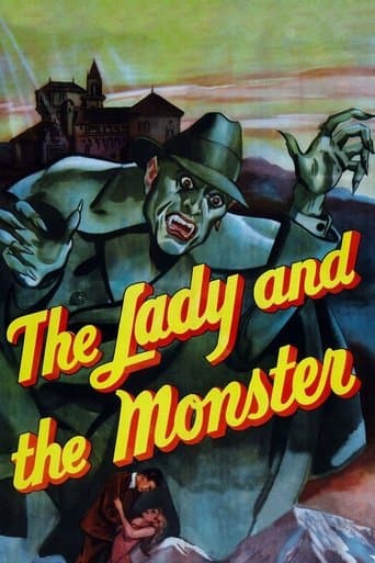 Movie poster for The Lady and the Monster