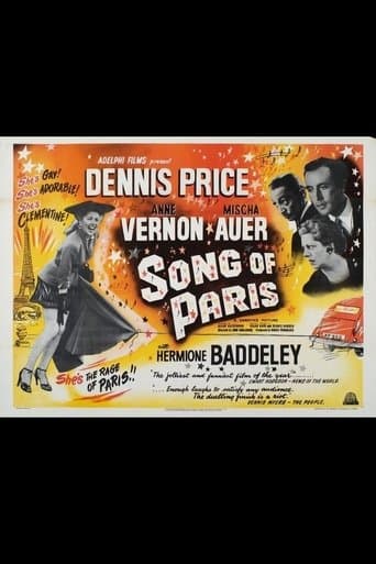 Movie poster for Song of Paris